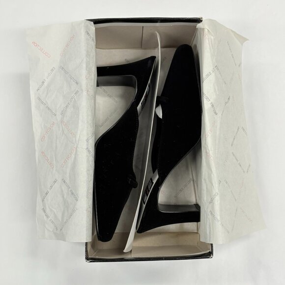Mootsies Tootsies Collection Karina Black Heel Women 8.5 M Open Back Closed Toe - Picture 9 of 9